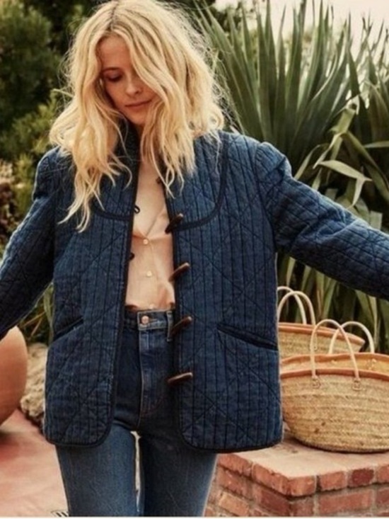 Doen Jackets & Blazers - Dôen Parker Jacket, medium, denim blue